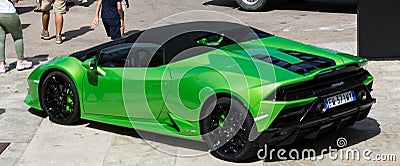 Sports car Lamborghini HuracÃ n Cabriolet Editorial Stock Photo